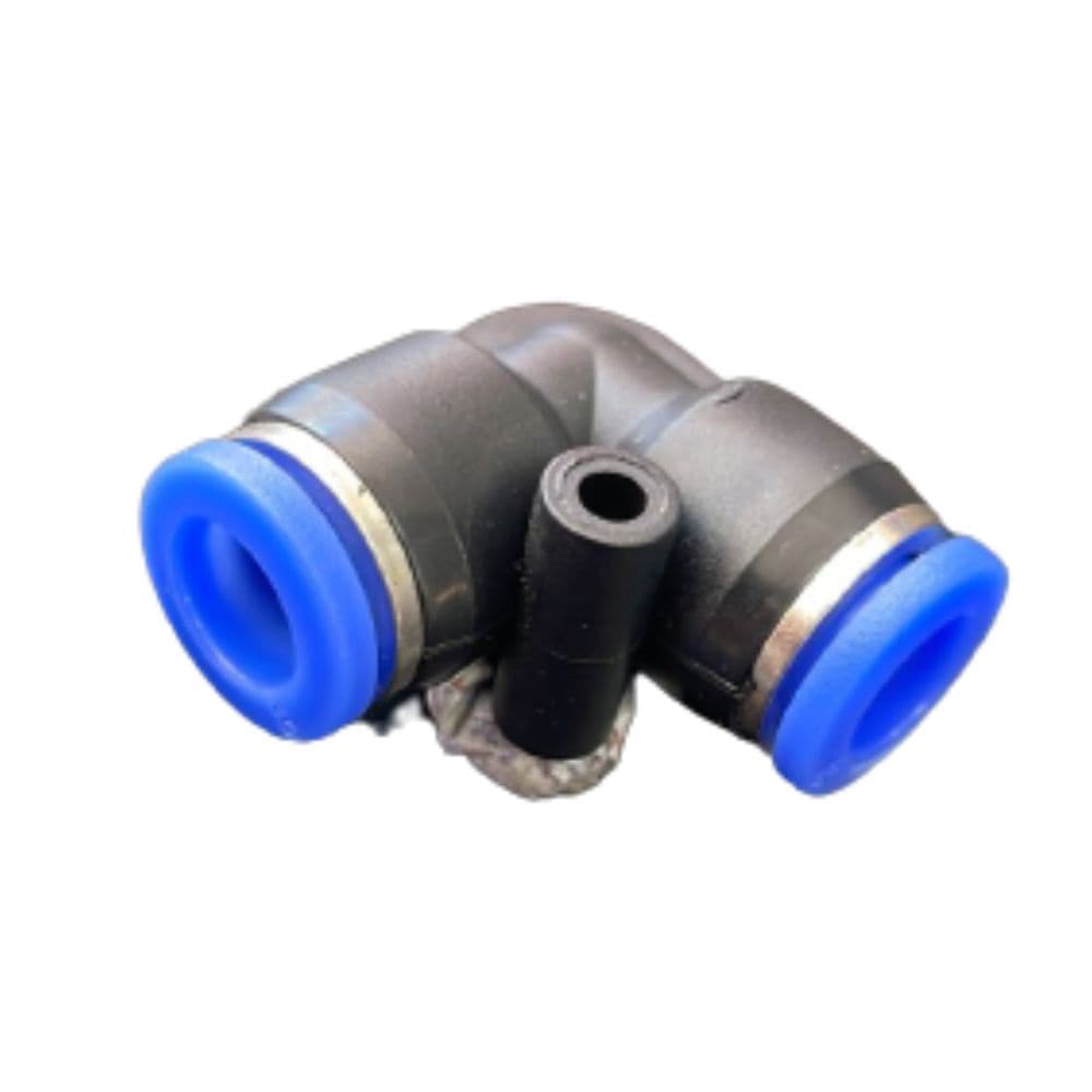 União Pneumática em formato de L - 12mm