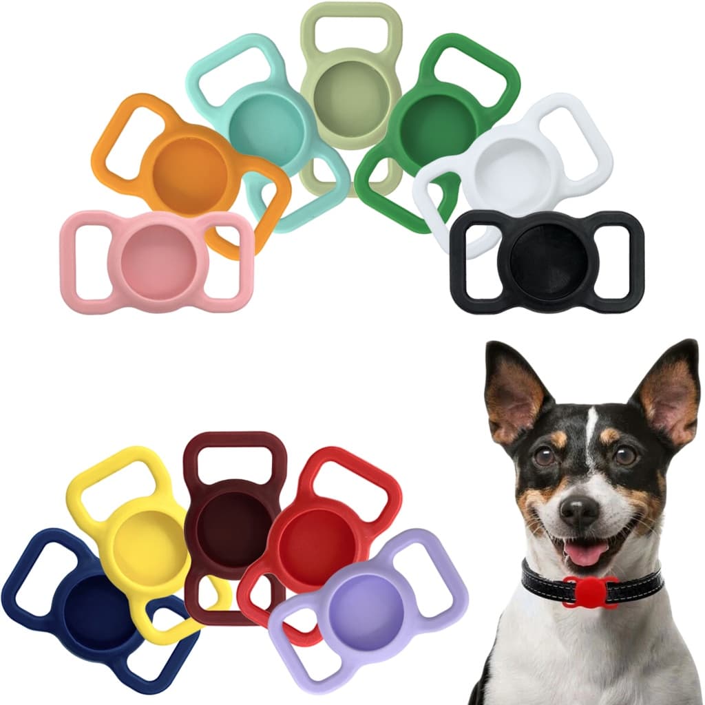 Capinha Case Capa de Silicone para Airtag Cachorro Gato Pet