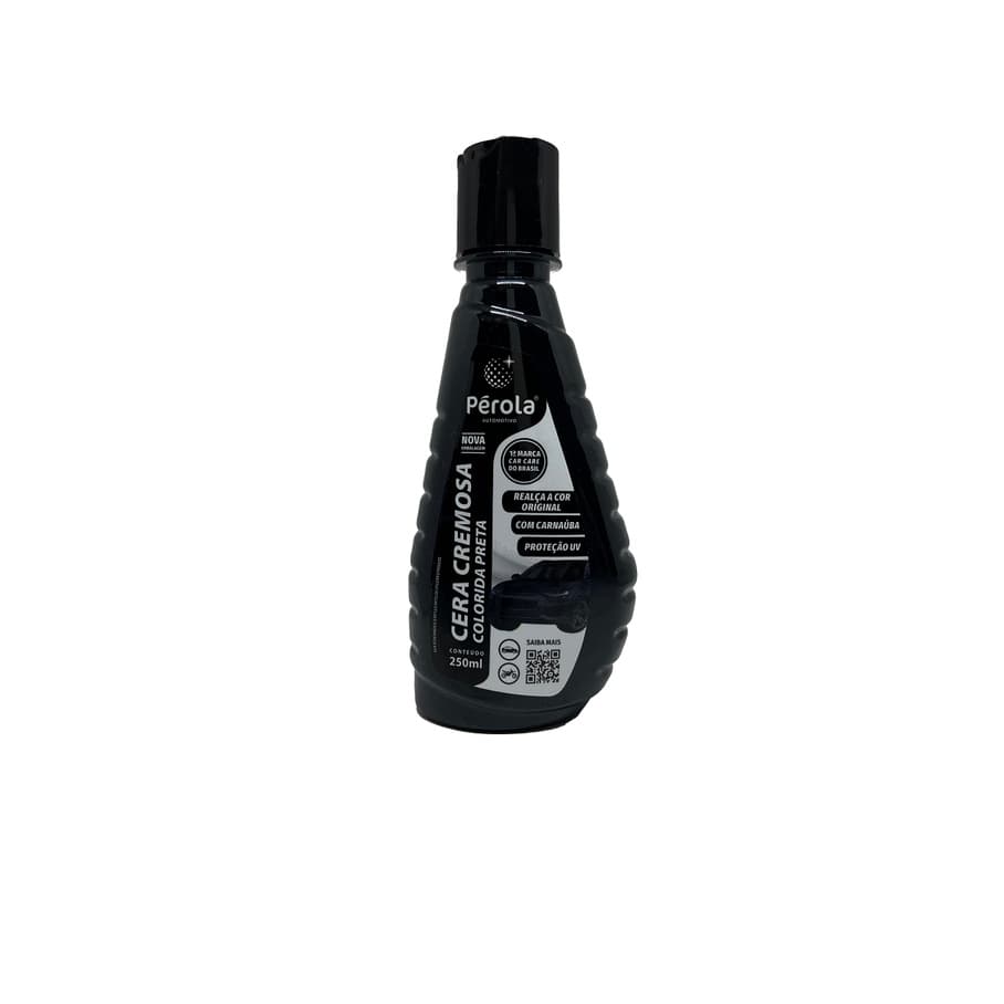 Cera Automotiva Cremosa Preta 250 ML Pérola