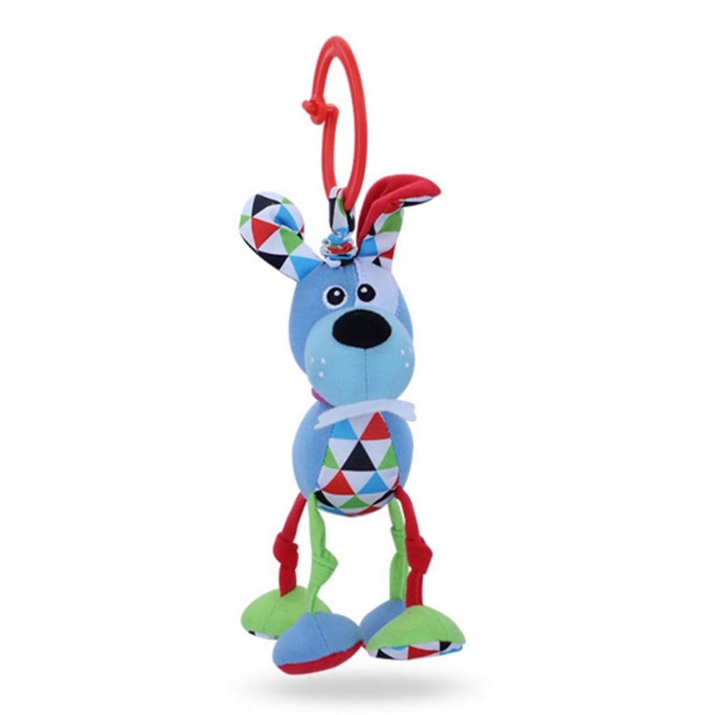 Brinquedo para bebê Cachorro Móbile para berço com Texturas e Sons