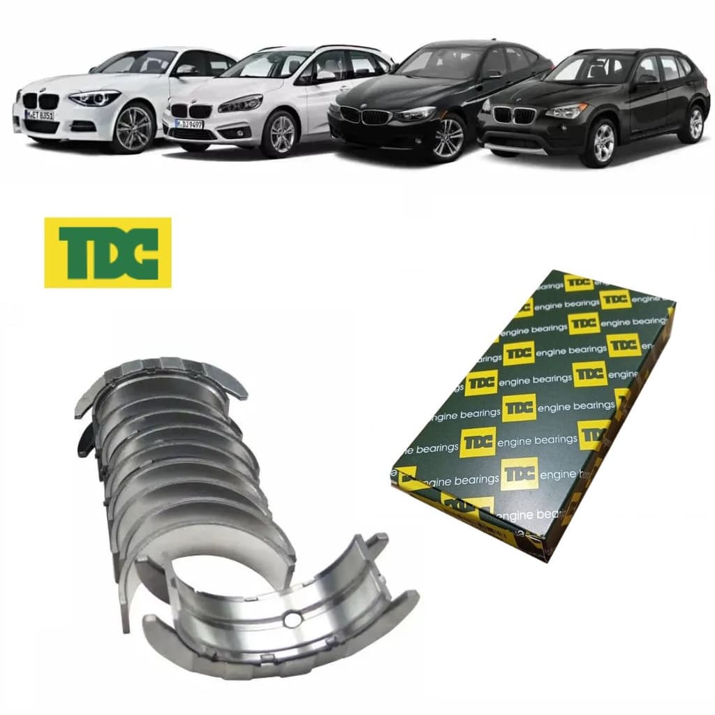 JOGO BRONZINA MANCAL STD BMW 125I/220I/225I/320I/328I/420I/428I/528I/X1/X3/X4/Z4 2.0 16V TURBO N20 2013 A 2017 11217598959/SKU3031