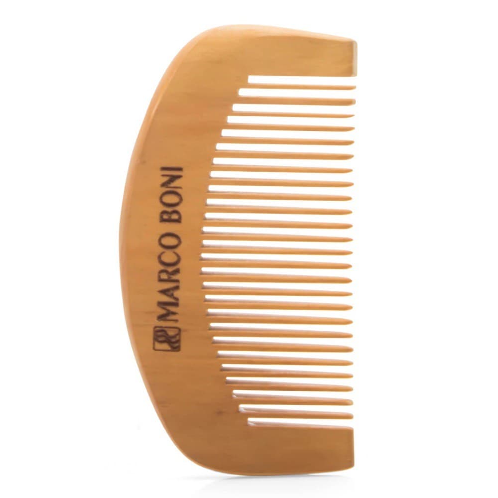 PENTE DE MADEIRA ANTIESTÁTICO PARA BARBA E BIGODE MARCO BONI