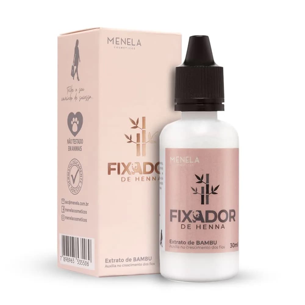 Fixador de henna para sobrancelhas Menela 30ml