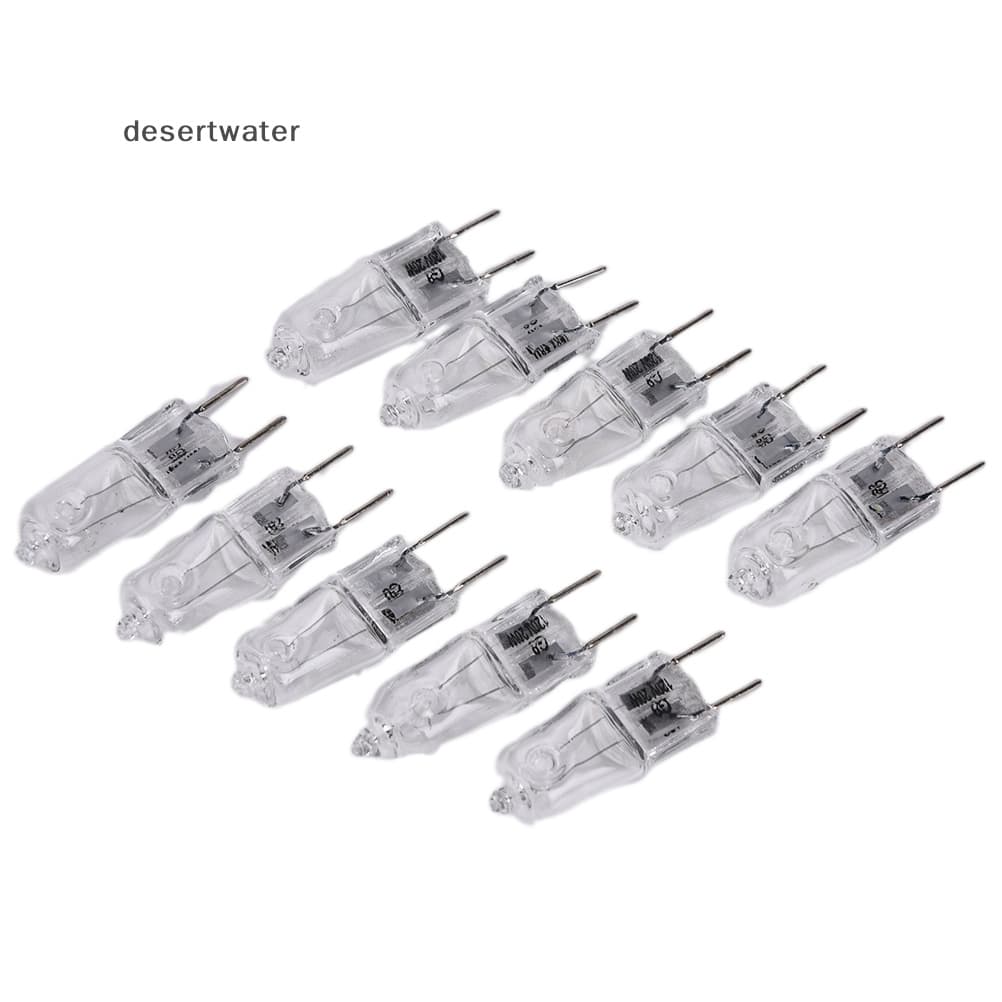 Dwbr 10pcs G8 120V 20W Lâmpada De Luz Haen Volt G8 Pino QDD