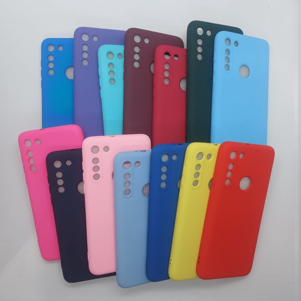 Capa Case Para Motorola Moto G8 de Silicone com Interior Aveludado (Câmera Fechada)