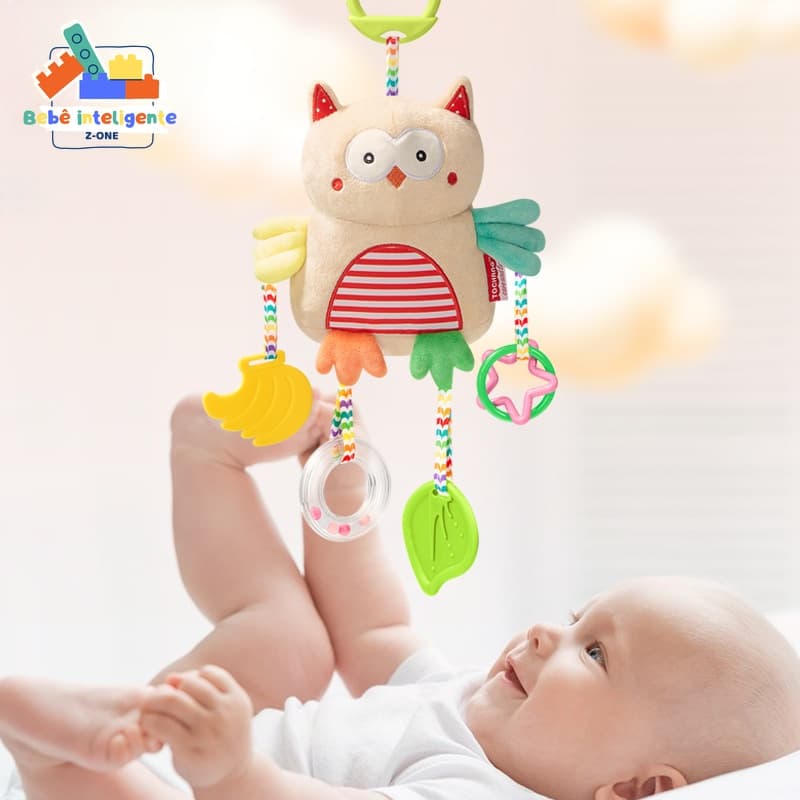 Baby Criby Mobile Rattles Plush Super Soft Toy Long Neck Giraffe Para Calmar Pendurar No Carrinho De Bebê Cama
