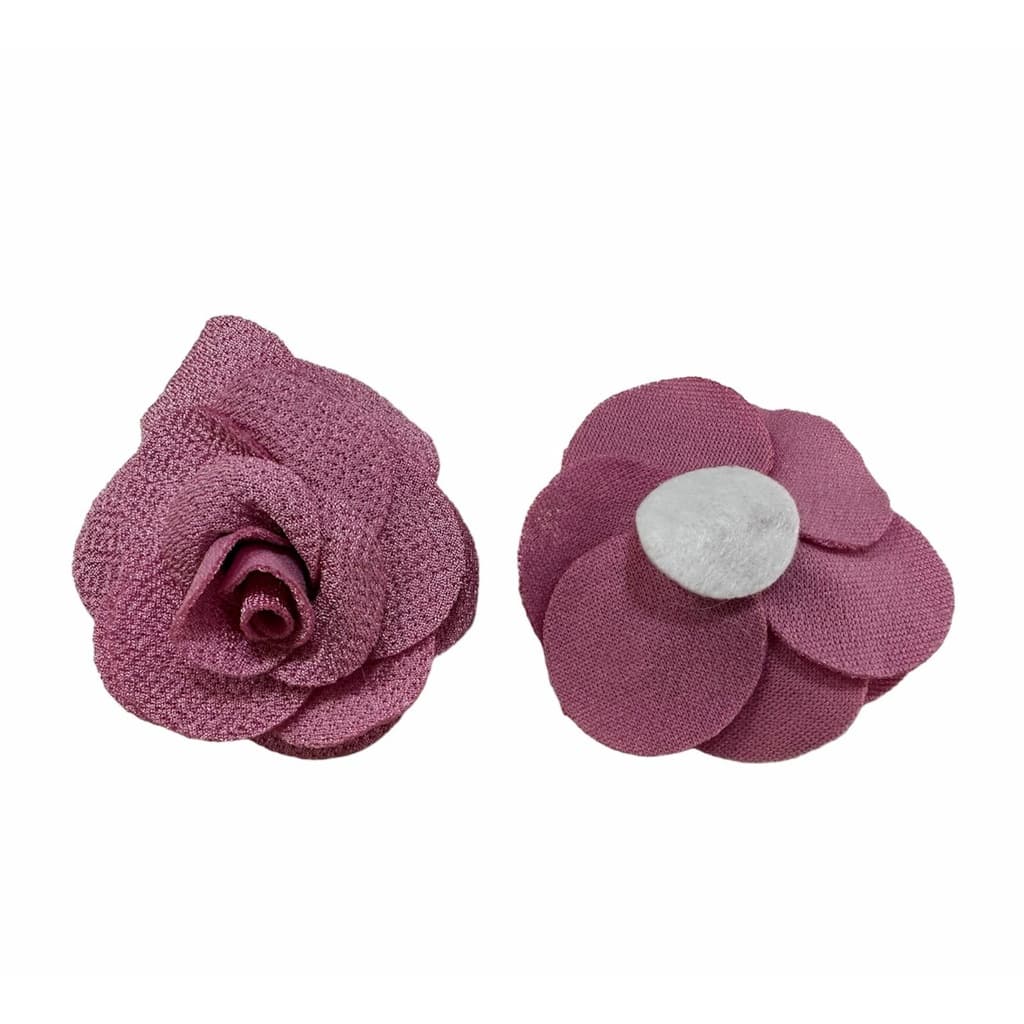Flor de Tecido - Rosa - 5cm - 5un