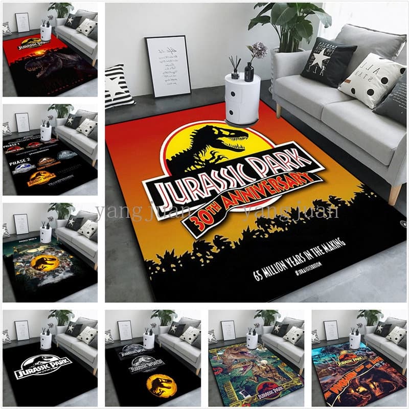 Tapete De Dinossauro Jurássico , Quarto , Sofá De Cabeceira , Estudo Nível Básico , Absorvente E Antiderrapante , Person