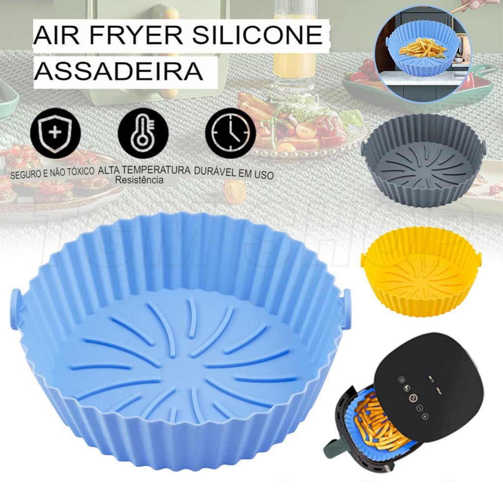 Forma Para Airfryer Fritadeira Forno Cozinha Assadeira Para Decoração Cozinha Air Fryer