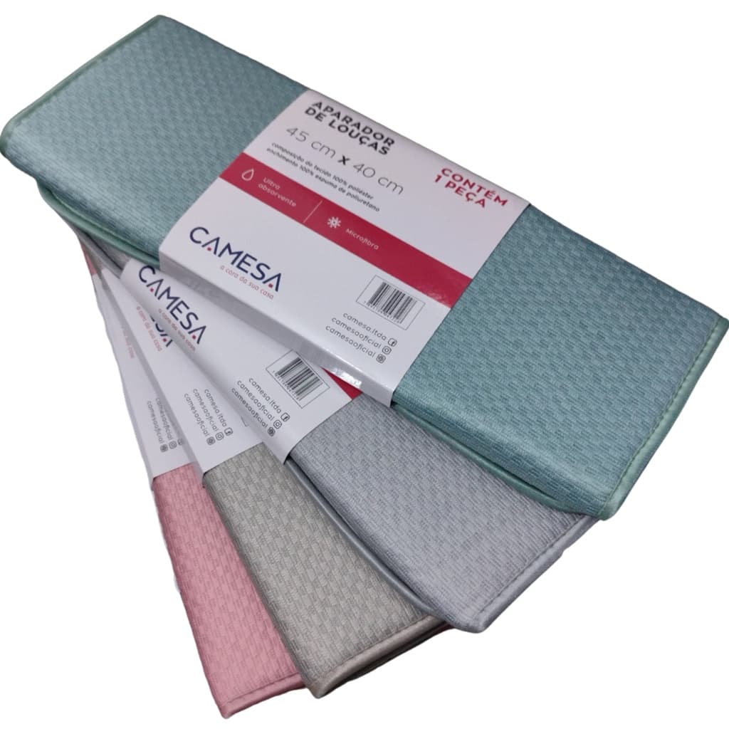 Tapete Aparador Escorredor de Louça Absorvente Microfibra Dupla Face