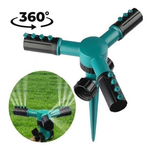 Irrigador Giratório 360° Automático Aspersor Ultra Potente