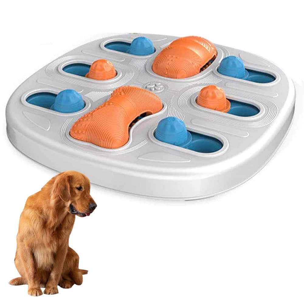 Comedouro Interativo Comedouro Cao Pet Cachorro Raçao Petisco Quebra Cabeça Comida Recompensa Alimentador Educativo Comportamento Mordedor