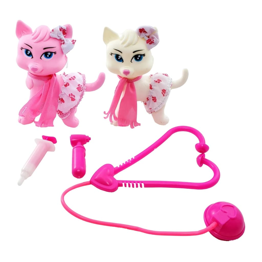 Brinquedo Faz de Conta Gatuchas Pet Veterinária - Adijomar
