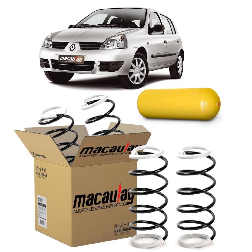 PAR DE MOLAS GNV TRASEIRA RENAULT CLIO POS 2013