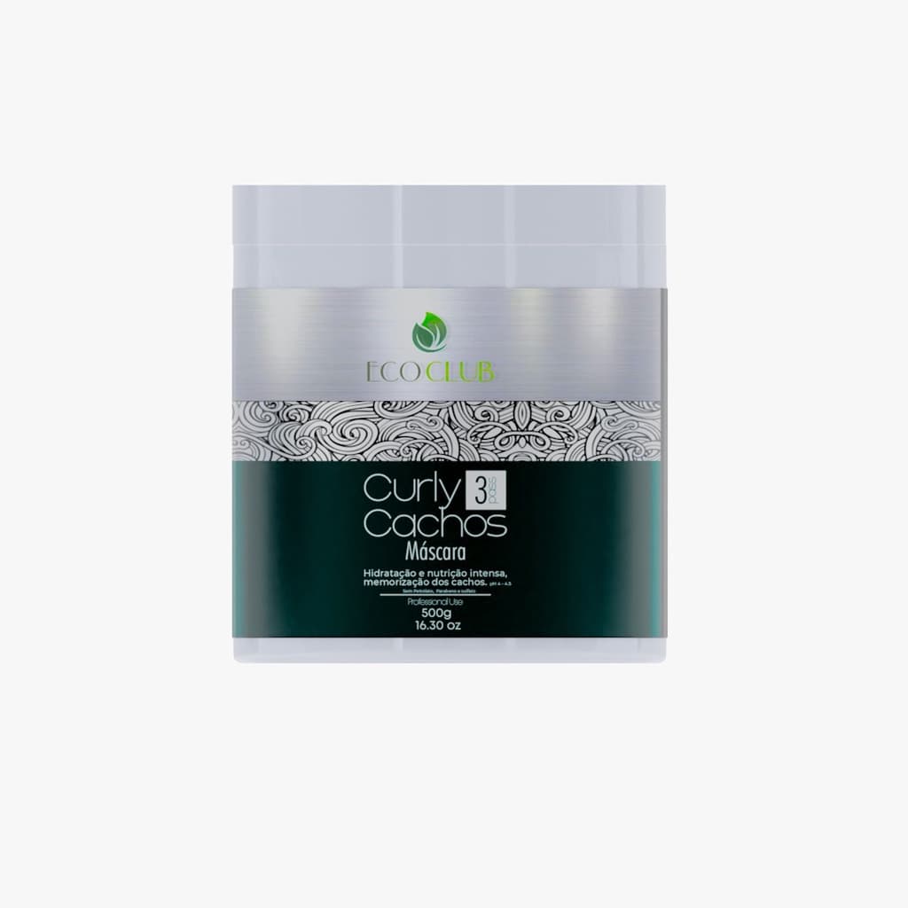 Mascara de Hidratação Cachos Curly EcoClub