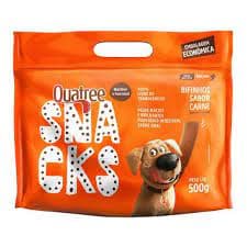 Petisco Quatree Snacks Bifinhos Carne para Cães - 500g