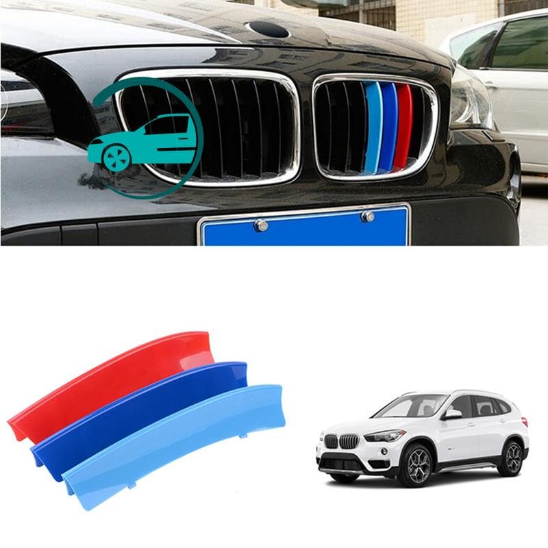 For-BMW X1 E84 2010-2015 Grelha Frontal De Rim Peças Decorativas Estilo De Desempenho Da De Cobertura Clip Trim