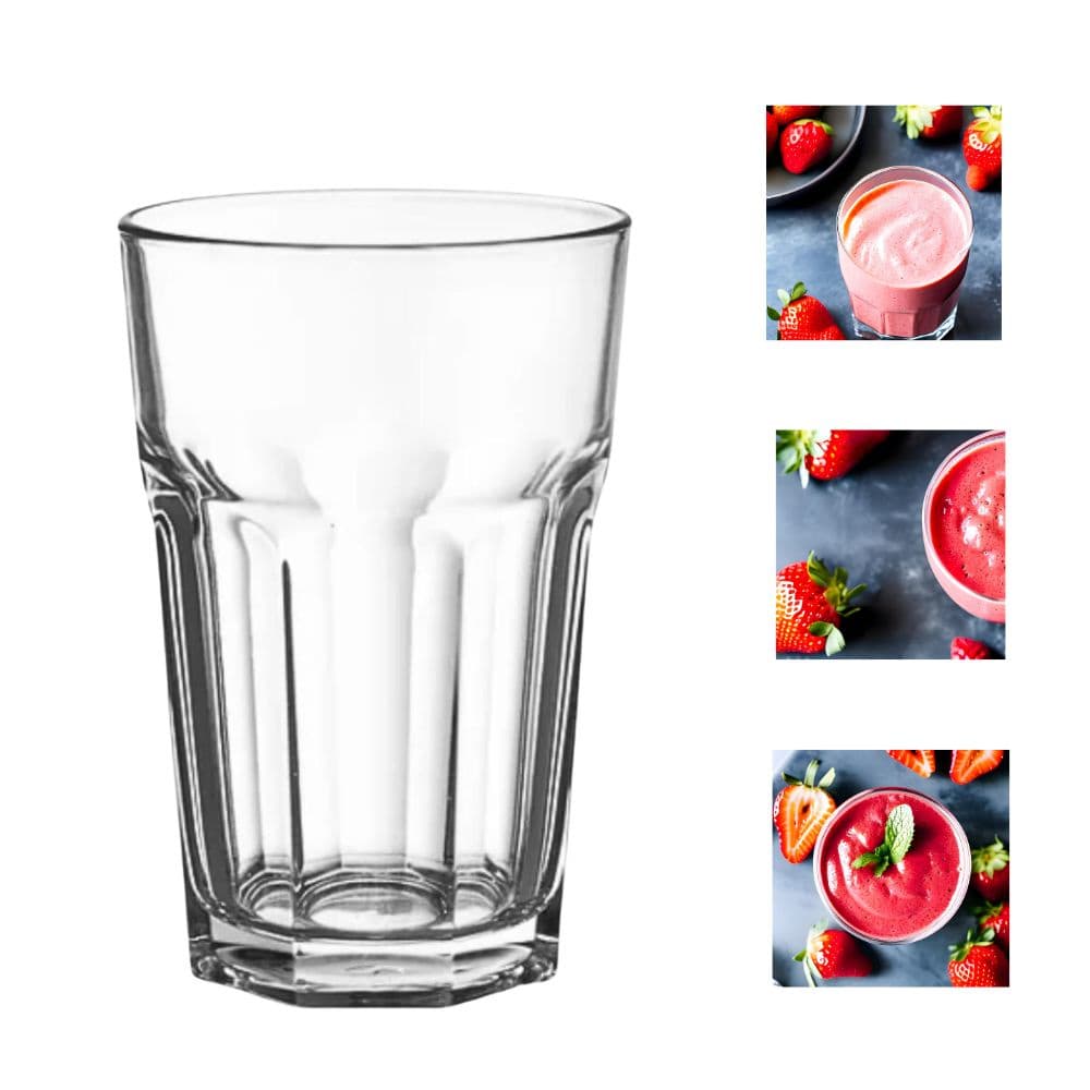 Jogo 6 Copos Bristol 300ml Vitamina Suco Bebidas