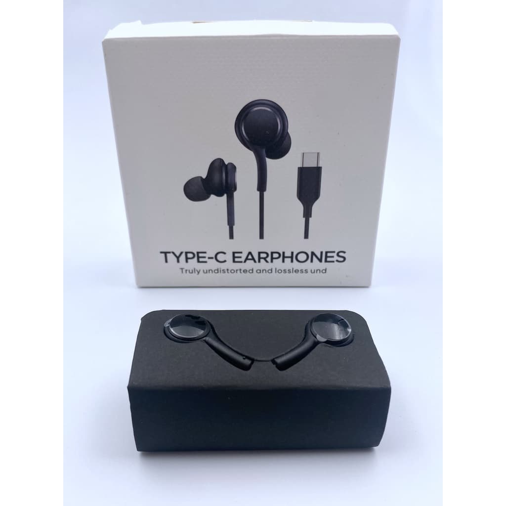 Fone De Ouvido Tipo C com Microfone e Borrachas S20 Fe S21 fe S22+ S23 A53 A54 A73 A74 Edge