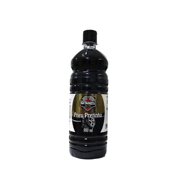 Limpa pneu pretinho limpeza automotiva 900ml Gitanes