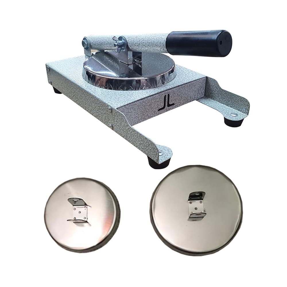 Modelador de Hamburguer Manual Profissional Inox C/2 Formas