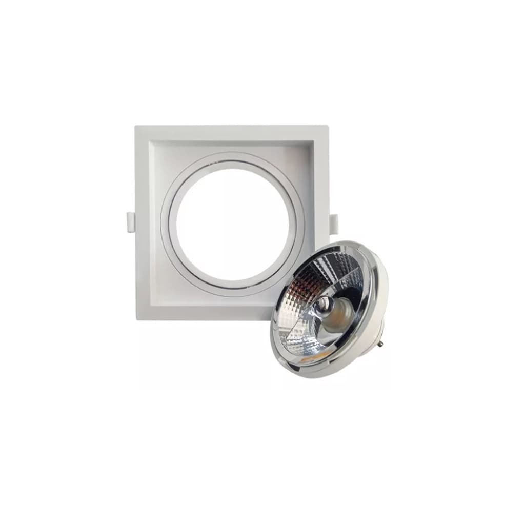 Lampada Led Ar111 Com Spot Recuado Branco 2700k -save Energy