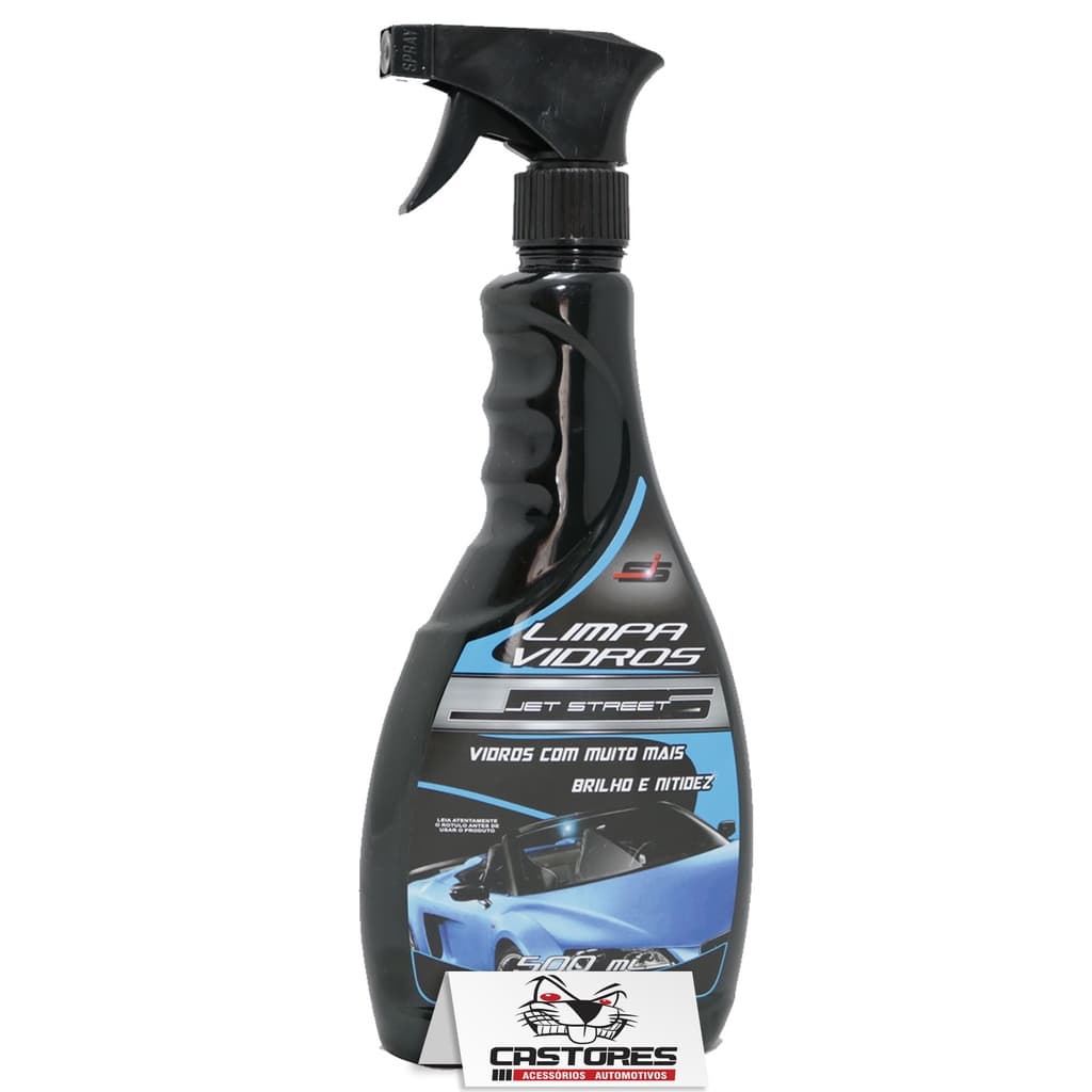 Limpa Vidros, Espelhos, Box 500ml Spray - Jet Street