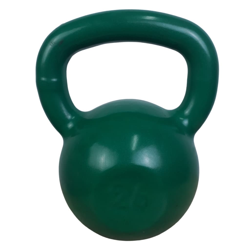 Kettlebell Emborrachado Peso Verde 26Kgs Funcional Fitness