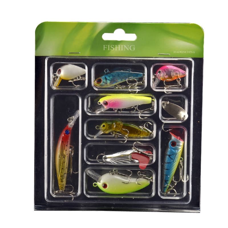 Shimars 10pcs Kit De Isca Artificial Para Strippy Traira Pesca Meia Água Rasa BSJO *-& *