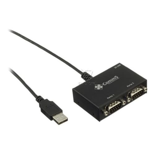 Conversor de USB Para 2 Saídas Seriais RS232 Comm5 2S-USB