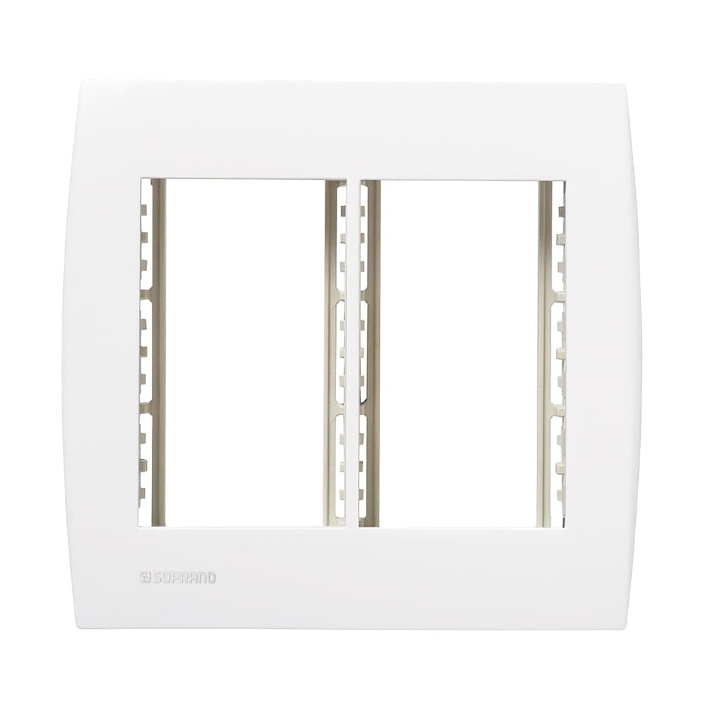 Placa 4x4 6 Modulos Postos Soprano Siemens Ilus