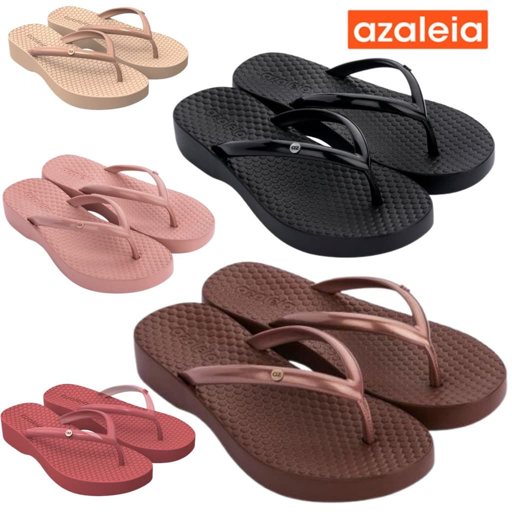 Chinelo Azaleia Bia Sandalia Ortopedica Conforto Tratorada Esporao Fascite Plantar Salto Medioa