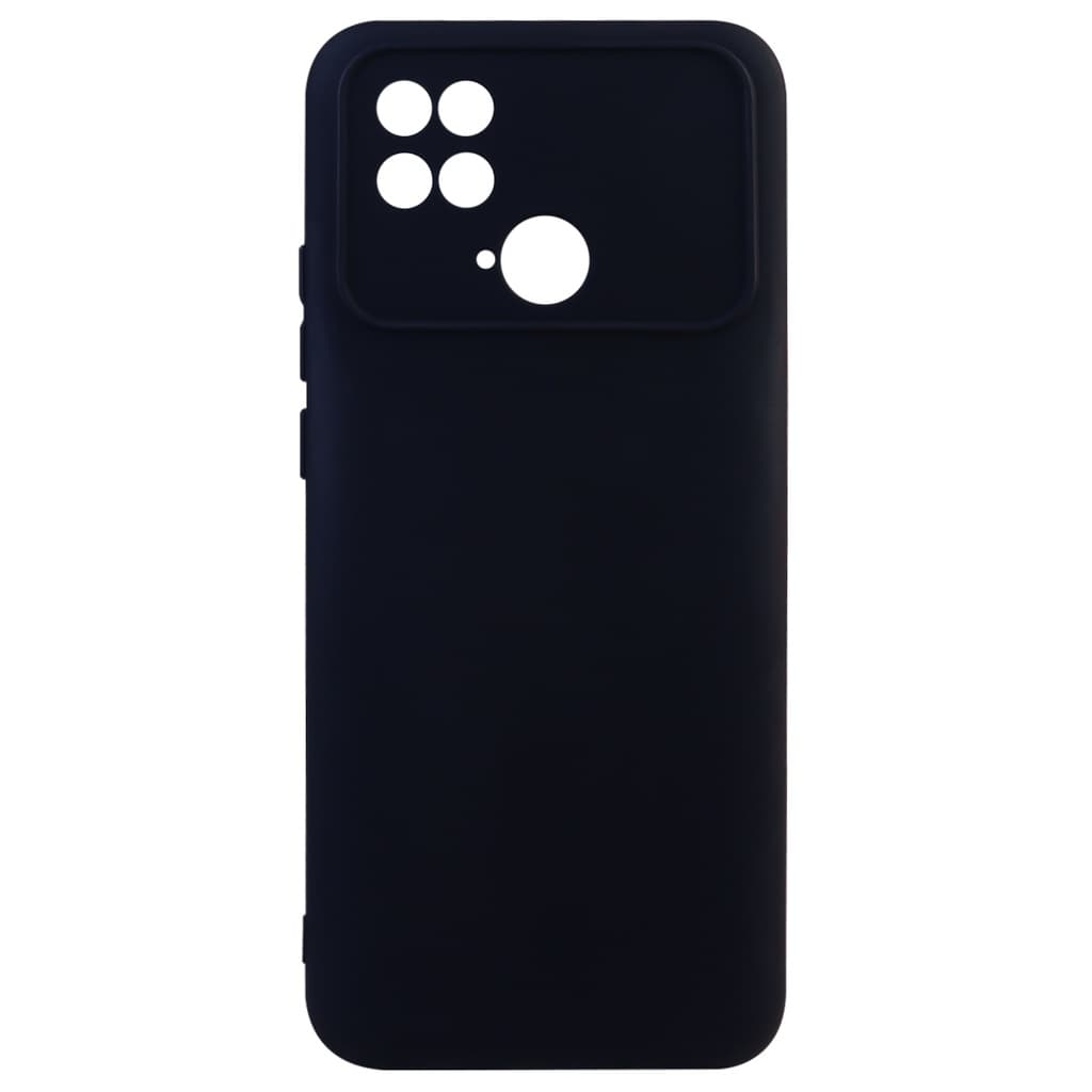 Capa Aveludada Preta + Película De Hydrogel HD Compatível Para Xiaomi Poco C40 Tela 6.71