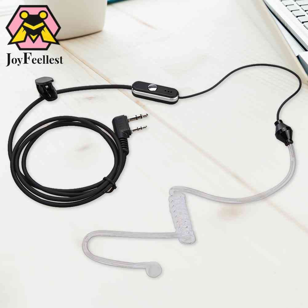 Fone De Ouvido De Plástico PTT MIC Para Rádios Baofeng Retevis