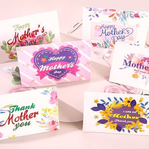 Cartão De Felicitações De Ação De Graças Do Dia Das Mães , 5 Peças , Bênção , Loja De Flores , Aniversário ,