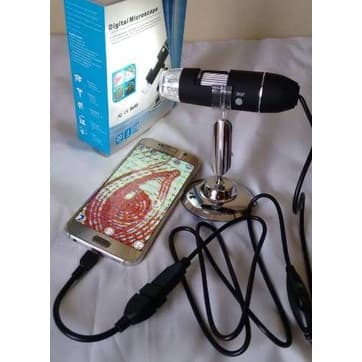 MICROSCÓPIO DIGITAL USB 1000x + CABO OTG PARA CELULAR