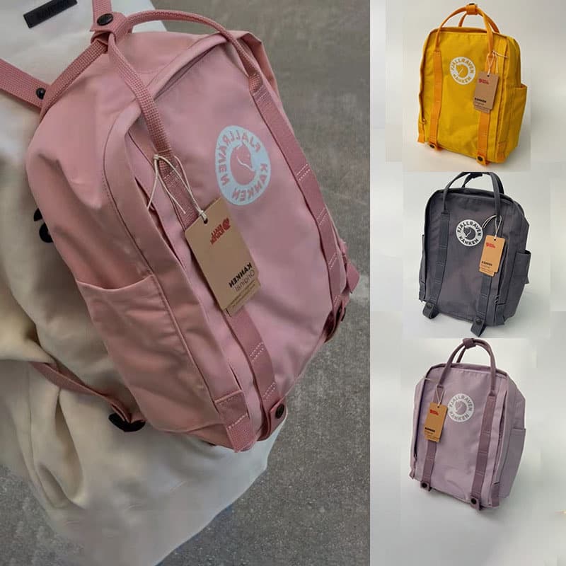 Unissex Fjällräven Kanken mochila ao ar livre moda comércio exterior Casual à prova dwaterproof água lona saco de viagem