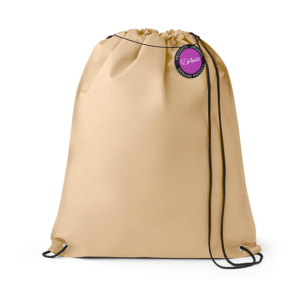 Mochila tipo Saco Gym Sack em TNT Premium 33x40cm Marino TopGet