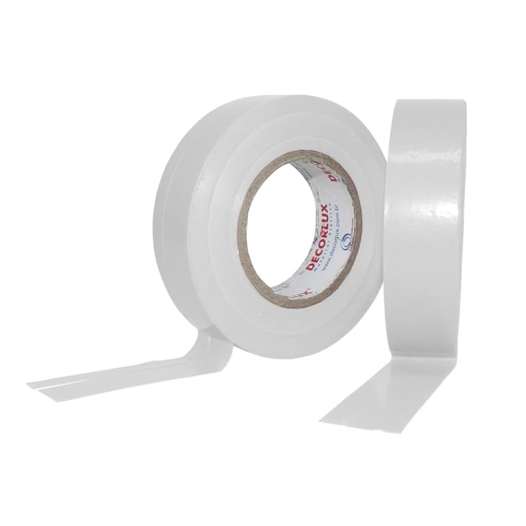 Fita isolante decorlux de 18mm 10 metros branca