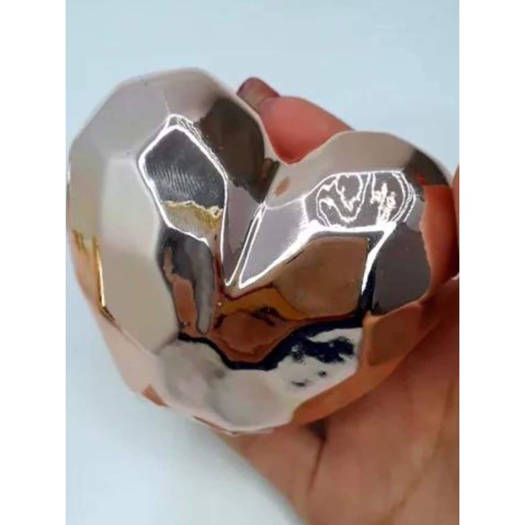 Coração Cerâmica Tendência Decoração Luxo - Grande