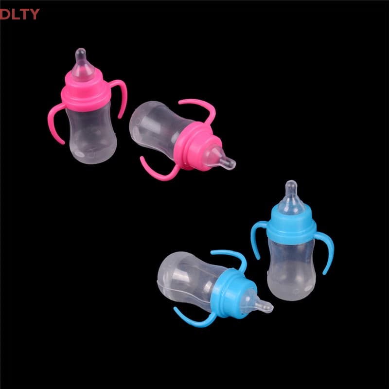 DL 2pcs Acessórios Coloridos Boneca Mamadeira TY