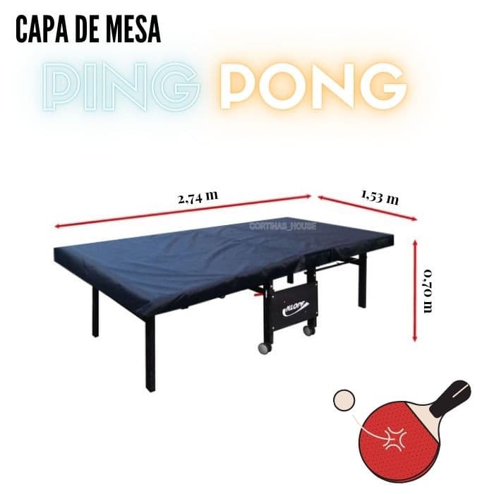 CAPA CURTA PARA PING PONG KLOPF MATERIAL PREMIUM