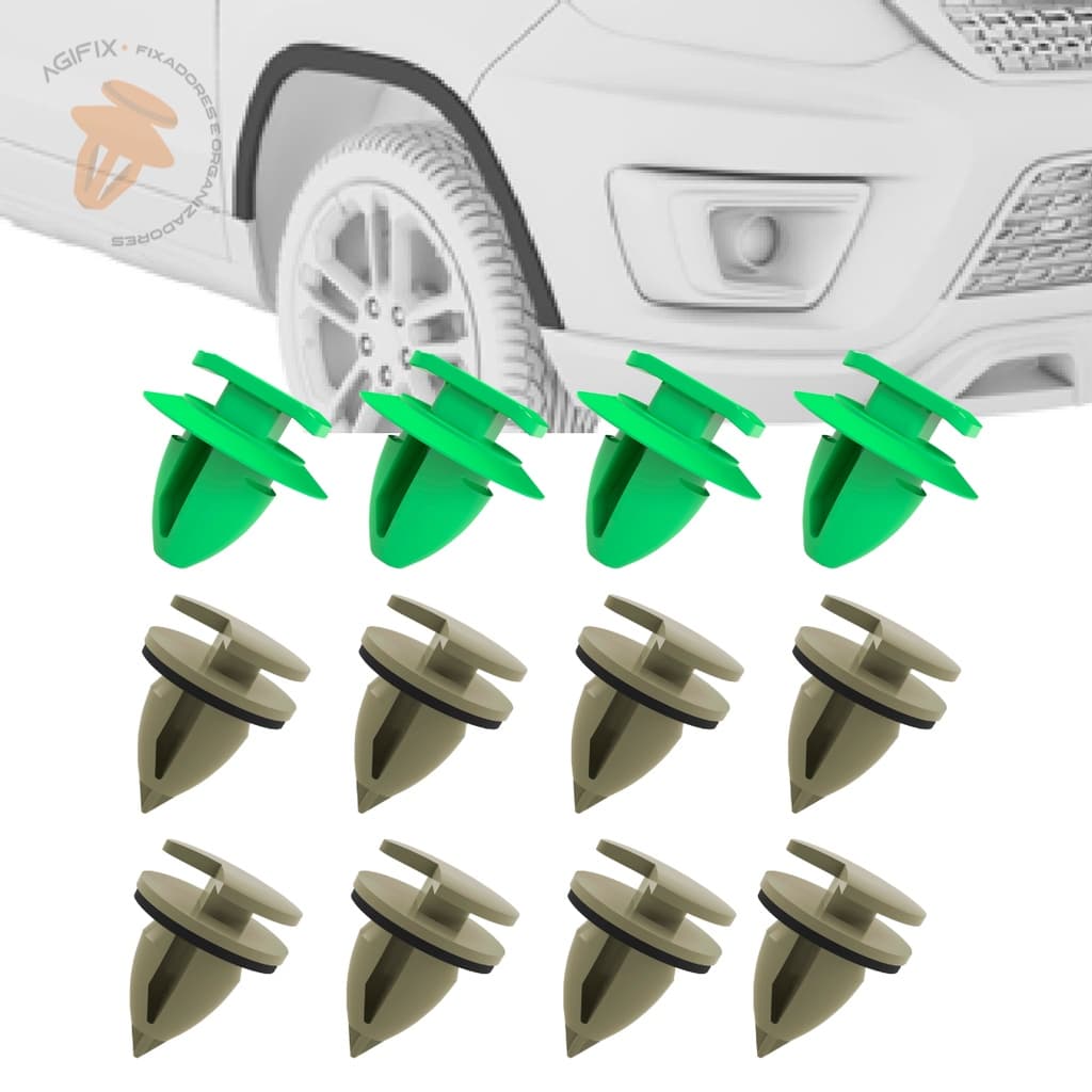 Kit Presilha Moldura Para-lama Dianteiro Fiat Toro Até 2020