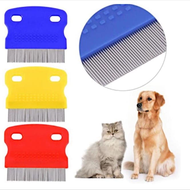 Pente Anti Pulga para Pet Tira Pulgas Cães e Gatos