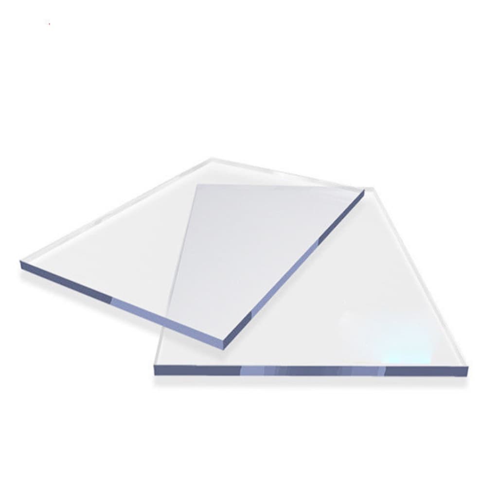 Placa de Policarbonato Compacto Cristal 22cm x 7,5cm x 3mm para Máquinas de Corte