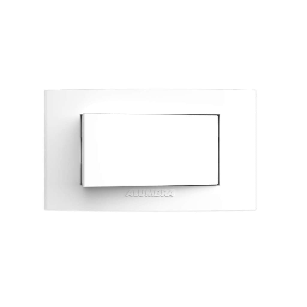 Conjunto Interruptor Simples Branco Móvel Pro 85077 Alumbra
