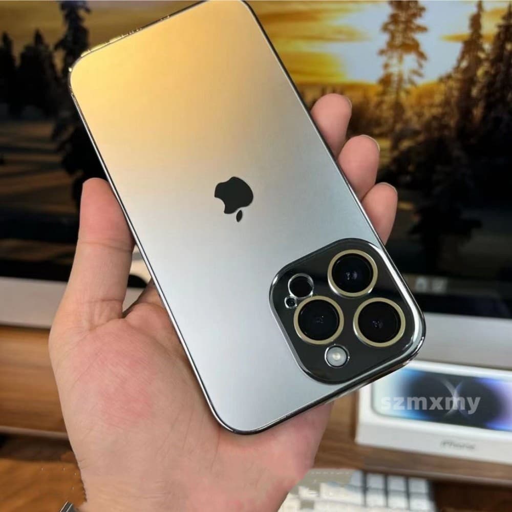 Caso de celular galvanizado de alta qualidade para Iphone 16 15 14 13 12 11 Pro Max 16plus Proteção de lente atualizada