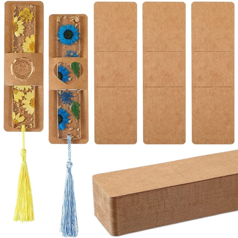 XI 30 Peças De Mangas De Marcador Kraft , Capa De Resina , Suporte Para , Suprimentos De Aniversário