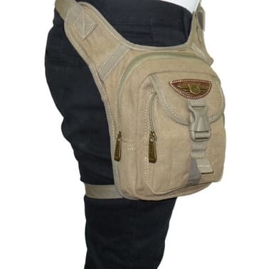 Pochete Bolsa De Perna Cartucheira Transversal Para Motociclista Trilha Pesca