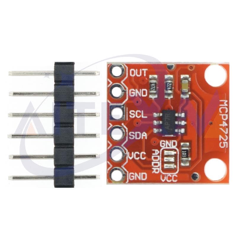MCP4725 12Bit I2C DAC Módulo Conversor Digital Para Analong EEPROM Junta De Desenvolvimento Arduino 2.7V-5.5V